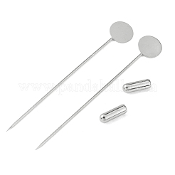 Supports de base de l'épinglette en laiton&nbsp;LS-KK-WH0045-025A-P