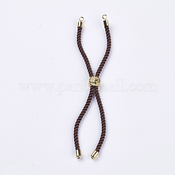 Création de bracelets à cordon torsadé en nylon&nbsp;X-MAK-F018-14G-RS