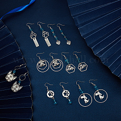 Kit fai da te per realizzare orecchini a tema cane&nbsp;DIY-SC0013-83P