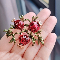 Granatapfel Emaille Pins&nbsp;PW-WGDC38F-01