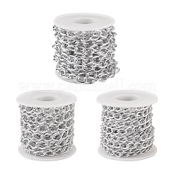 Câble en aluminium de 13 m 3 et chaînes gourmettes texturées&nbsp;CHA-TA0001-20