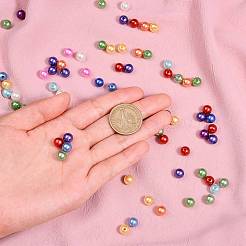 840pcs 12 Farben nachgemachte Perlenacrylperlen&nbsp;sgOACR-SZ0001-14
