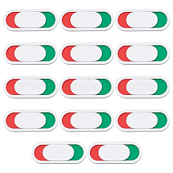 14 Stück Acryl-Türschild mit rot-grünem Schieber&nbsp;AJEW-WR0003-20A