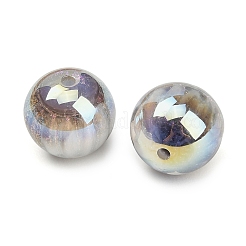 Perles de résine opaque à revêtement UV et de poudre pailletée&nbsp;RE-CBA3404-01A