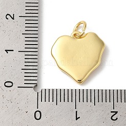 Pendentifs en laiton émaillé de placage de crémaillère&nbsp;KK-Z056-39G-01