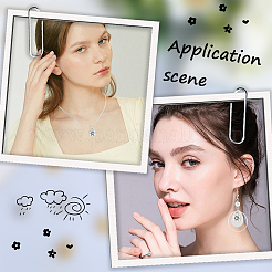 100pcs breloques en alliage de style tibétain&nbsp;FIND-SC0010-75B