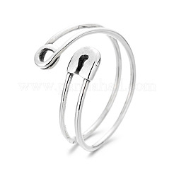 Stiftförmige 925 Sterling Silber verstellbare Manschettenringe für Frauen&nbsp;FS-WG4AD82-01