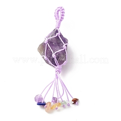 Natürlichen Amethyst Edelsteinanhänger&nbsp;PALLOY-JF01212-05