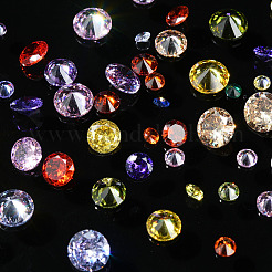 50 Stück 5 Farben Zirkonia-Cabochons&nbsp;ZIRC-YW0001-20B