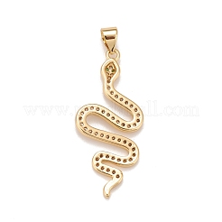 Ottone micro spianare pendenti zirconi&nbsp;KK-A161-10G