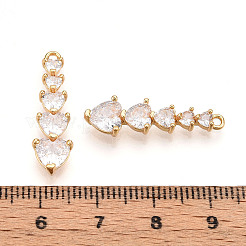 Colgante micropavé cubic zirconia de latón&nbsp;X-KK-N261-118B-G