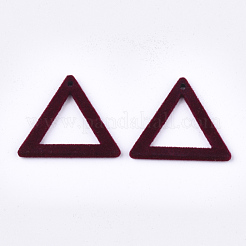 Pendentifs en acrylique flocky&nbsp;X-FIND-T046-19