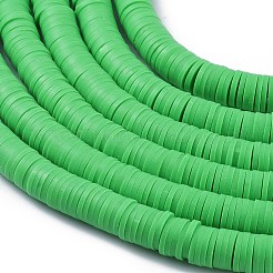 Perle piatte tonde polimero a mano di argilla&nbsp;CLAY-R067-8.0mm-08