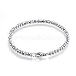 Anlaufgeschützte Kugelkettenarmbänder aus Edelstahl 201&nbsp;X-BJEW-E295-08