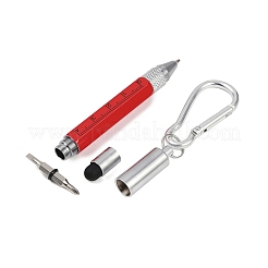 Penna portachiavi pratica 6 in 1 in alluminio&nbsp;LS-AJEW-R004-01P-07