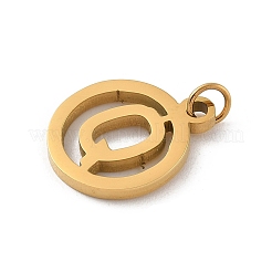 Breloques en acier inoxydable 304 avec anneau de jonction&nbsp;LS-STAS-R001-02G-Q