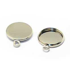 Cabochon bases pendientes de hierro&nbsp;X-MAK-Q003-03