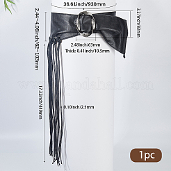 Taillengürtel aus PU-Leder mit Schleife und Quaste im Punk-Stil&nbsp;FIND-WH20019-270