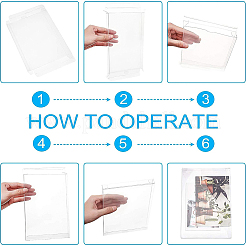 Transparente PVC-Rechteck-Geschenkbox Süßigkeiten behandeln Geschenkbox&nbsp;CON-BC0006-27