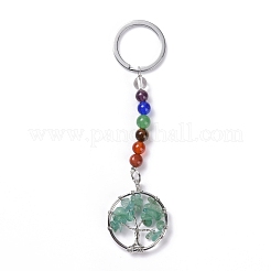 Llavero de chakra de piedras preciosas&nbsp;KEYC-P037-A