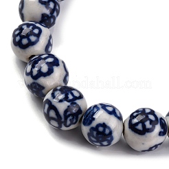 Fili fatti a mano in porcellana bianca e blu&nbsp;PORC-I027-03J