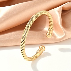 Bracciali con coppia in acciaio inossidabile 304&nbsp;BJEW-G584-05