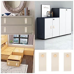 Poignée de meuble en similicuir&nbsp;DIY-WH0258-80B