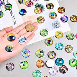 Cabochon in vetro flatback 70 pz per progetti fai da te&nbsp;GGLA-SZ0001-33C