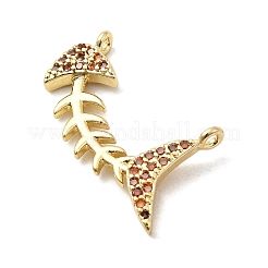Colgante micropavé cubic zirconia de latón&nbsp;KK-A266-37A-G
