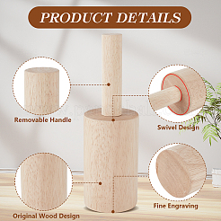 Tassenformen aus Holz&nbsp;WOOD-WH0029-89B