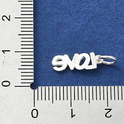 925 Sterling Silber Wort Liebe Charms&nbsp;STER-M119-13S