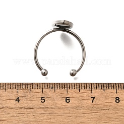 Componentes de anillo de puño abierto de acero inoxidable 304&nbsp;STAS-M057-01F-P