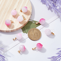 100 Stück 2 Farben undurchsichtige&nbsp;GLAA-DC0001-25