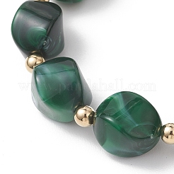 Stretcharmbänder aus Acryl-Imitations-Edelsteinperlen für Damen&nbsp;BJEW-JB13236-03