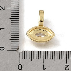 Messing micro pave klar zirkonia charme&nbsp;KK-C262-45G