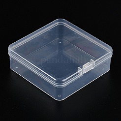 Récipients à billes en plastique avec couvercle à charnière&nbsp;CON-Z007-03B