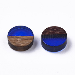 Cabochons en résine & bois&nbsp;X-RESI-S358-70-H60
