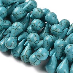 Fili di perline howlite sintetico&nbsp;TURQ-F018-07A
