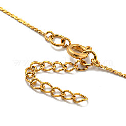 Pulseras de cadena serpentina de acero inoxidable 304&nbsp;BJEW-H608-01G-Y