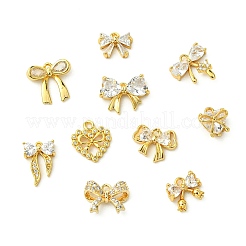 10 Stk. 10 Stile Messing Micro Pave Zirkonia Anhänger&nbsp;KK-CJ0003-70