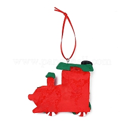 Décorations de pendentif en argile polymère faites à la main pour voiture de Noël&nbsp;HJEW-P017-03A