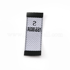 Größenetikett(en) aus Polyester&nbsp;LS-FIND-WH0003-76C