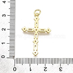 Colgante micropavé cubic zirconia de latón&nbsp;KK-Z100-34G-01
