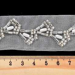 Spitzenbesatz aus Polyester mit Blättern&nbsp;OCOR-A007-26
