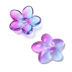 Perlas de vidrio con pintura en aerosol transparente&nbsp;GLAA-Z011-07K