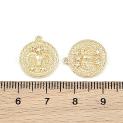 Pendentifs en laiton zircon cubique transparent&nbsp;CU-CBA764E-04-G