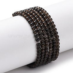 Natürlichen Rauchquarzperlen Stränge&nbsp;G-Z116-A03-3mm