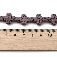 Natürliche Lavasteinperlenstränge&nbsp;G-L498-E01-01B