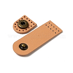 Pelle di vacchetta ad arco cucire sui fermagli della borsa&nbsp;FIND-D027-07D