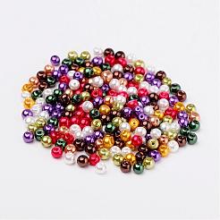 Glanz pearlized Glas Perlen&nbsp;HY-X006-4mm-09